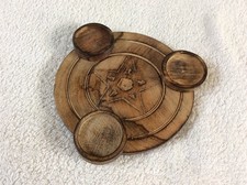 PENTAGRAM TEA LIGHT CANDLE HOLDER HALLOWEEN WICCAN PAGAN 