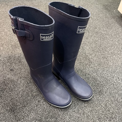 Seasalt ladies blue wellie - seasalt,