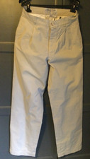 Vintage Mens 80s Avirex Pilot Flying Baggy Chinos Trousers, Waist 33