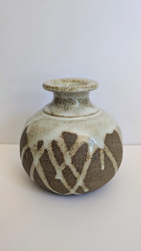 Studio pottery bud - pottery, vase