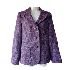 Vintage academia tweed purple