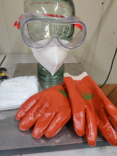 Ppe kit gloves goggles - gloves, dust