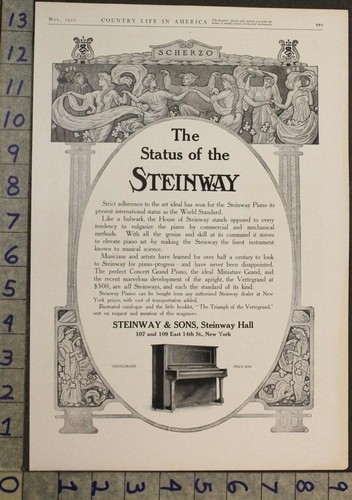 1907 steinway son - 1907, upright