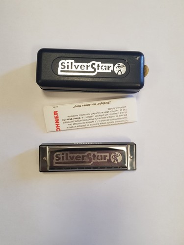 Hohner silver star mouth organ - star,