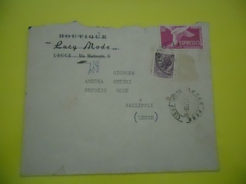 Espresso letter 1958 boutique - letter,