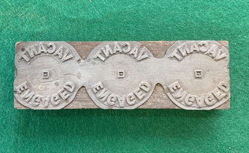Vintage printing block - vintage,