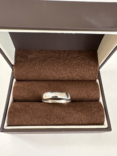 Platinum 4mm wedding - 4mm, ring