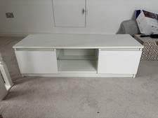 White Tv Cabinet Excellent Condition