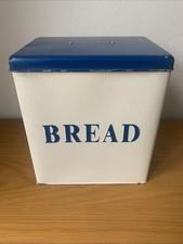 Vintage Enamel Bread Bin With