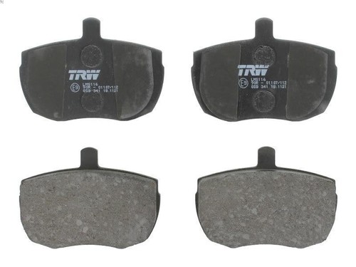 Brake pad set disc - disc, trw