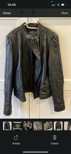 Bnwt muubaa black full leather - black,