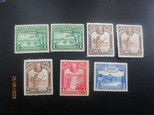 British guiana 1931 mint - guiana, part