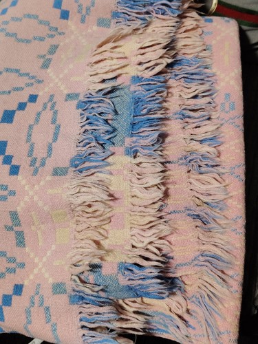 Welsh wool tapestry blanket - welsh,