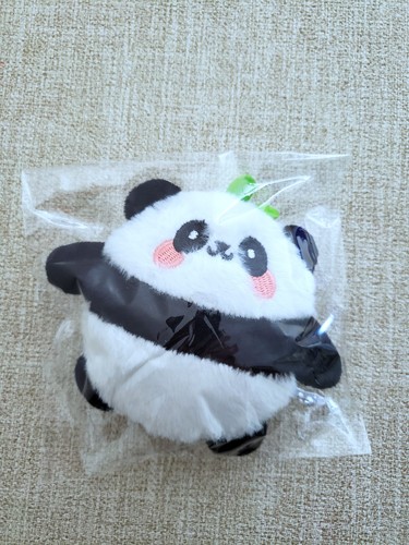 Cute panda stuffed keychain - stuffed,