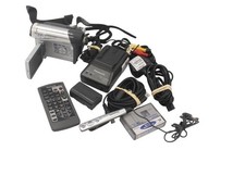 PANASONIC NV-GS11EB MiniDV Camcorder Bundle W/ Charger, Remote & Battery - N22