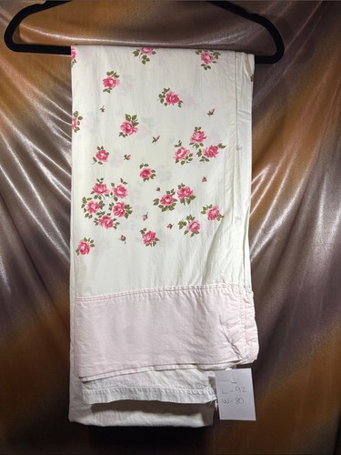 Vintage full flat floral - full, pink