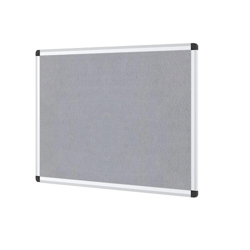 Large grey felt pinboard - grey,