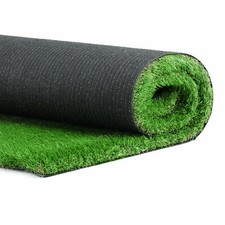 2M Wide Artificial Grass 40mm Dense Pile Fake Lawn Astro Turf Roll Garden CHEAP!