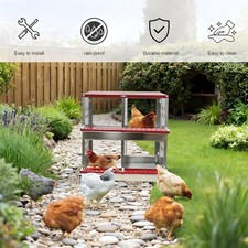 4-Compartment Chicken Nest Box
