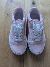 VANS OLD SKOOL - SNAKE - UK Kids 11 POWDER PINK