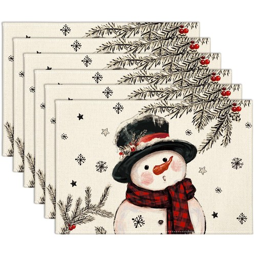 Sungeek christmas placemats - christmas,