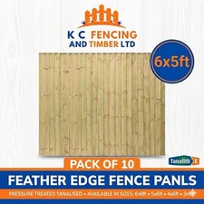 Pack of 10 - 6ft x 5ft Feather