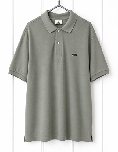 Lacoste polo shirt grey khaki - shirt,