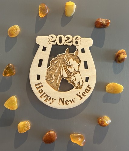 Laser cut happy new - cut, year