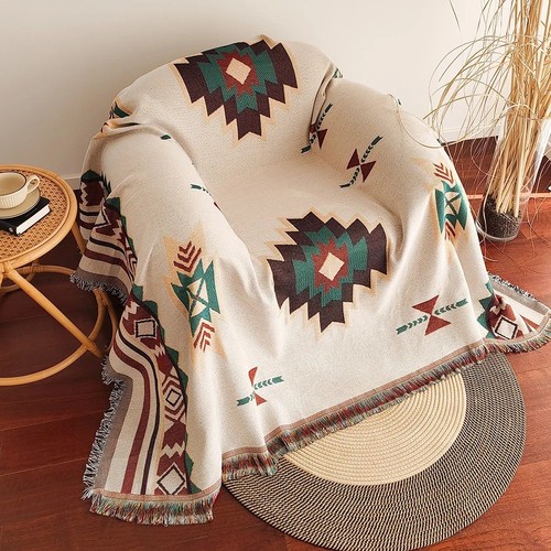 Cozy oversized boho throw - oversized,