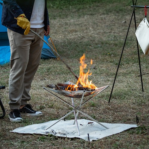 Bbq fireproof mat - bbq, fire