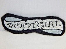 Rare Bootgirl Rocker & Roll Banner Patch Retro Ska Nick Name Northern Soul DIY