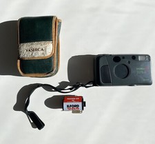 Kyocera Yashica T4 Safari 35mm Film Point and Shoot Camera Black