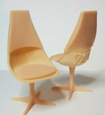 1x 3D Printed. Star Trek:TOS Bridge chair. Designed for 1-9th MEGO figures. 