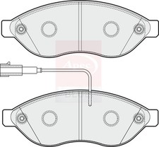 Brake Pads Set fits CITROEN RELAY 2.2D Front 2006 on 1411457380 1607878380 New
