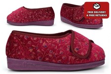 Womens wide fit slippers - womens,