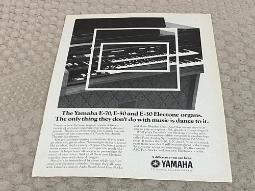 Keyboard organ advert 11x8 - advert, 11x8"