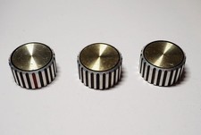 Metal Transistor Radio Knobs Dials HiFi Amplifier Vintage Items 50s. (My Ref M4)