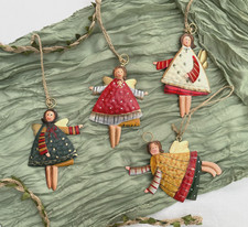 Dancing tin angels christmas - dancing,