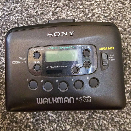Sony walkman fx415 fm - sony, am/fm