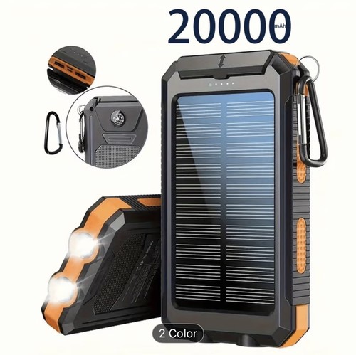 Solar power bank with - solar,