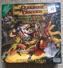 Forbidden Forest Expansion Pack Dungeons & Dragons Board Game Parker 2004