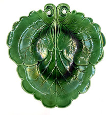 Antique Victorian Cabbage Leaf