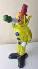 Murano Glass Clown Figurine w