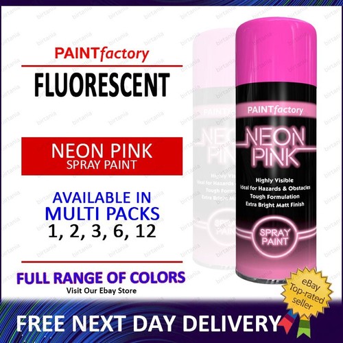 Fluorescent neon pink - pink, spray