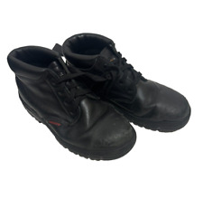 British Army Issue Goliath YDS Black Steel Toe Cap Mid Cut Safety Boots Size 4