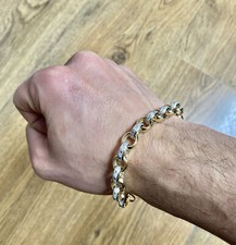 New Mens 9ct Solid Gold 10mm