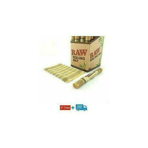 Raw bamboo rolling mat - raw, natural