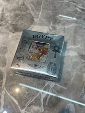 Premium Egypt Wood Set of 6 round Coasters - Cup Tea Coffee Drinks Mat- Non Slip