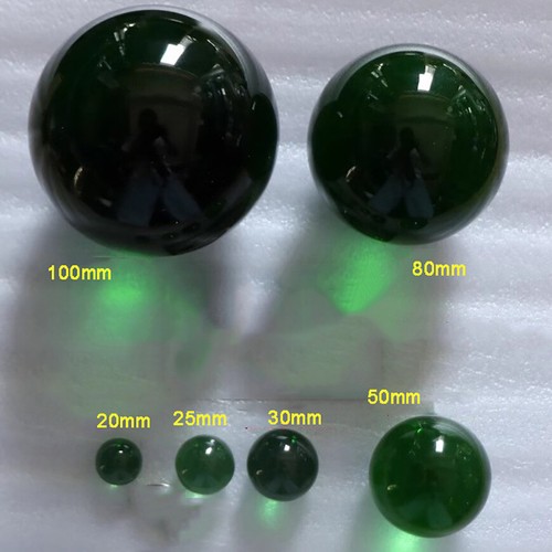 6mm 100mm green crystal glass - green,