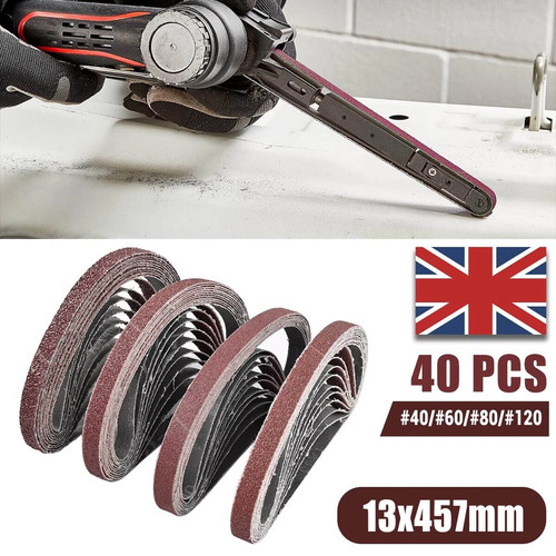 40x mixed grit belt power - mixed,